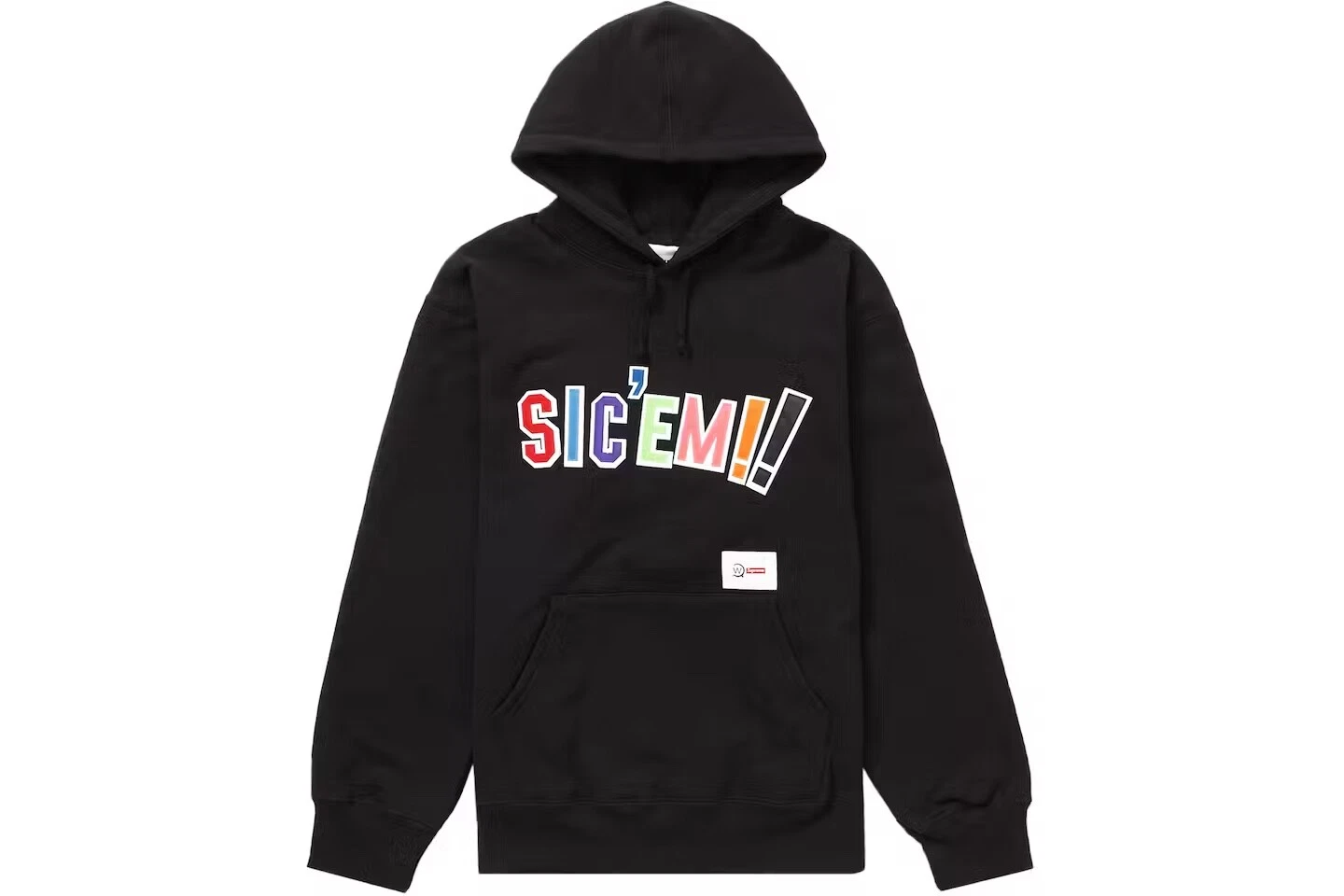 SUPREME x WTAPS SIC'EM ! Sweat shirt à capuche noire XXLarge neuf