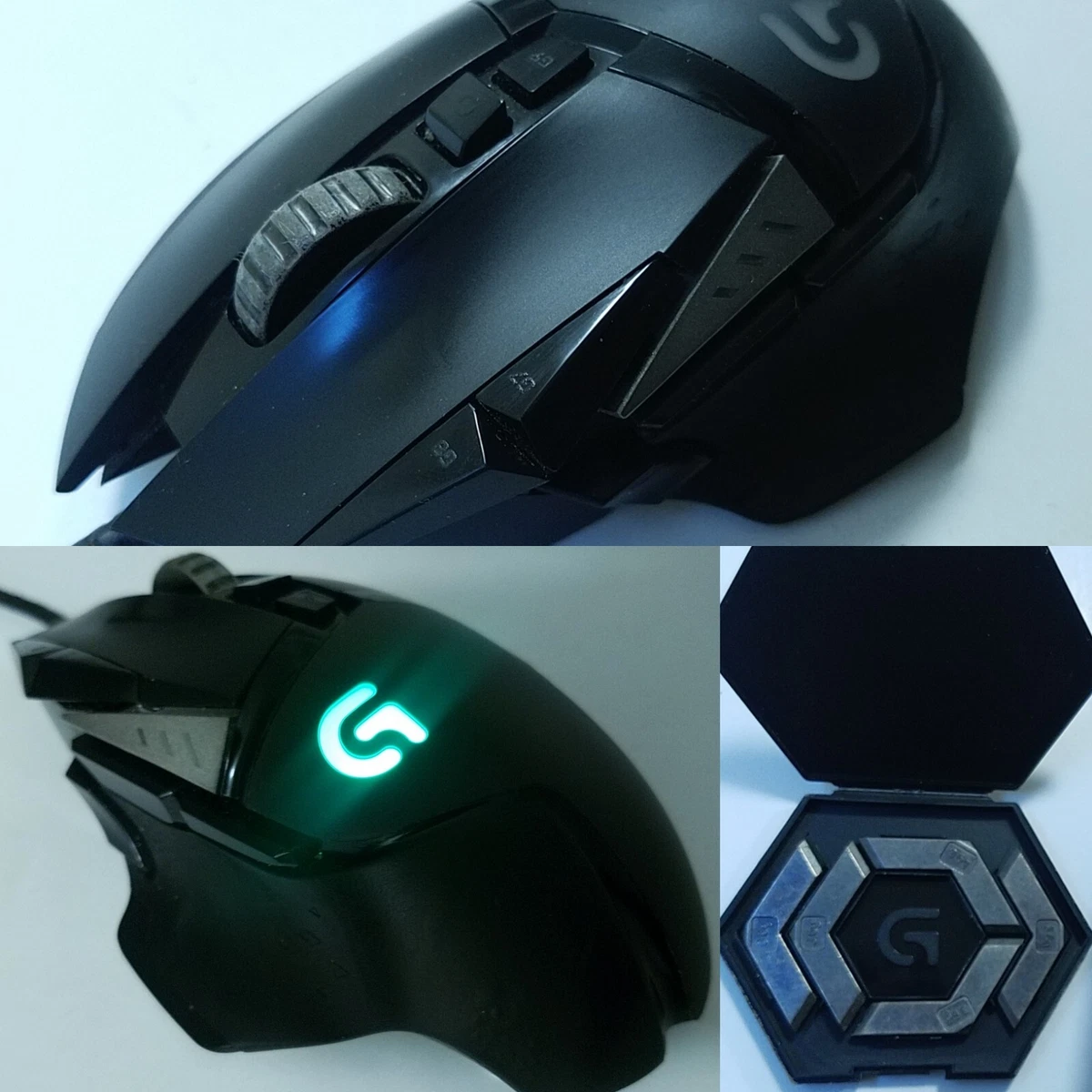 Logitech G502 Proteus Core Tunable Gaming Mouse With Weight and