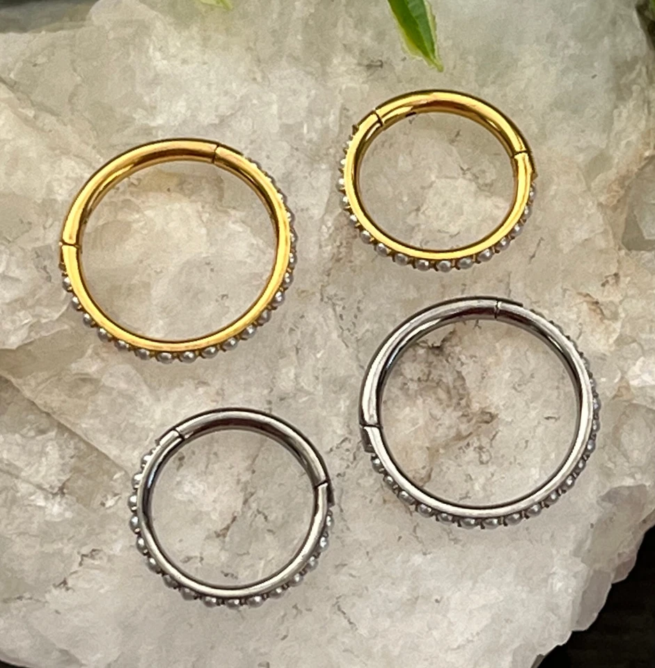 1шт наружный край жемчуг титана на петлях орбитальная спираль перегородка ухо хрящ - Изображение 3 из 3