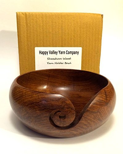 Handarbeit 15.2cmx 7.6cm Holz Garn Schüssel Stricken Schalen Neu Rosewood Prämie - Bild 4 von 7