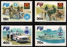 Fiji 1982 Disciplined Forces - Complete Set Of Four Stamps - MUH
