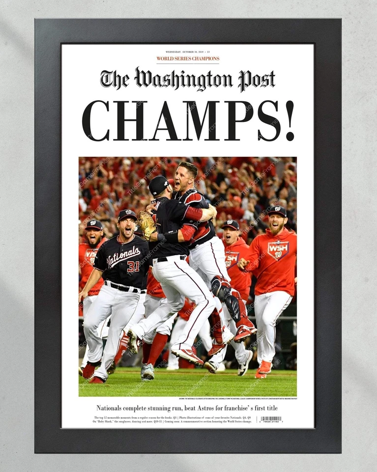 2019 Washington Nationals "Champs" World Series Baseball Champions The Washingto - Image 2 of 4