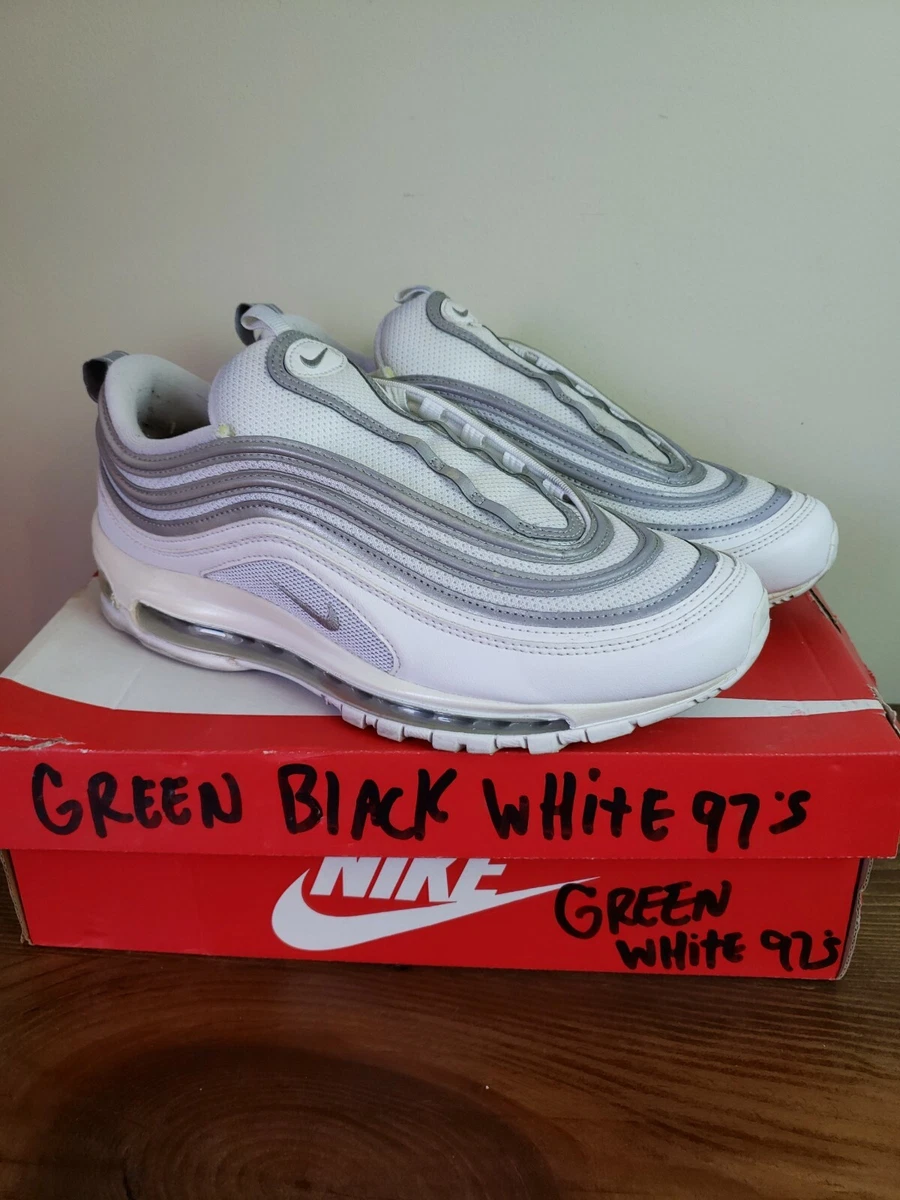 Missend Tegenhanger Leraren dag Nike Air Max 97 Size 10 white 921826-105 custom 90 infrared neon 95 | eBay