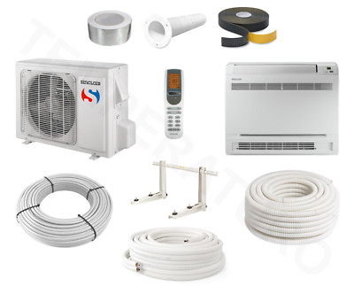 Sinclair Truhengerät Split Klimaanlage 2,7 kW Komplett-Set A++/A+ WiFi R32