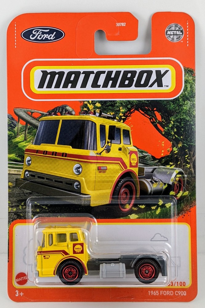 1965 Ford C900 / Yellow / Matchbox / 2022