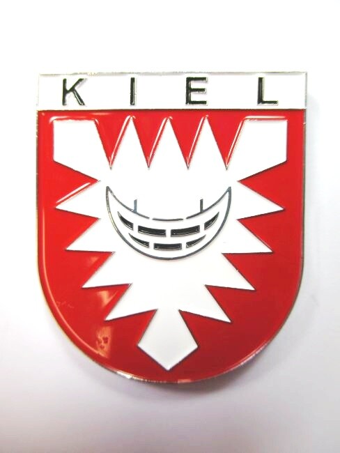 Kiel coat of arms magnet metal, souvenir Germany, Germany, new