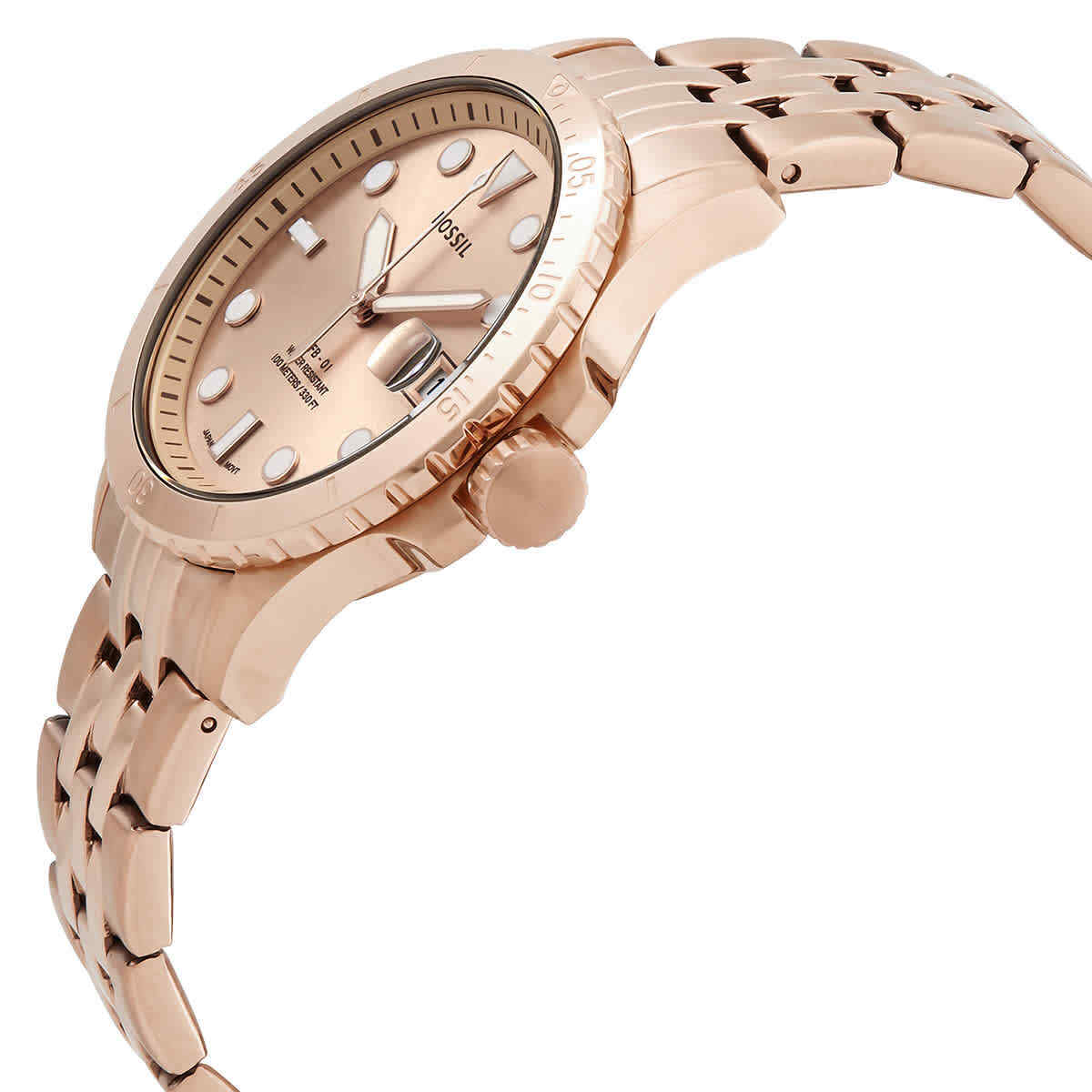 Womens Fossil Fb-01 Three-hand Date 