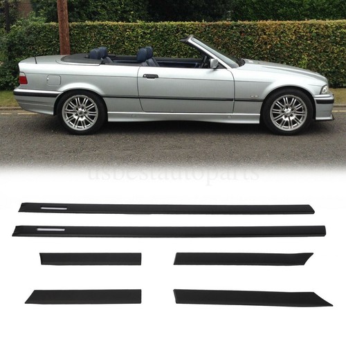 For BMW 19921998 E36 M3 style COUPE 2D BODY SIDE MOLDING MOULDING TRIM