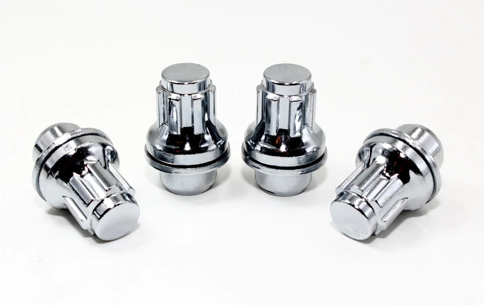 4 cerraduras de rueda cromadas 14x1,5 1,7 para Toyota Tacoma ruedas OEM de fábrica 45100 canales Foto 2 de 4