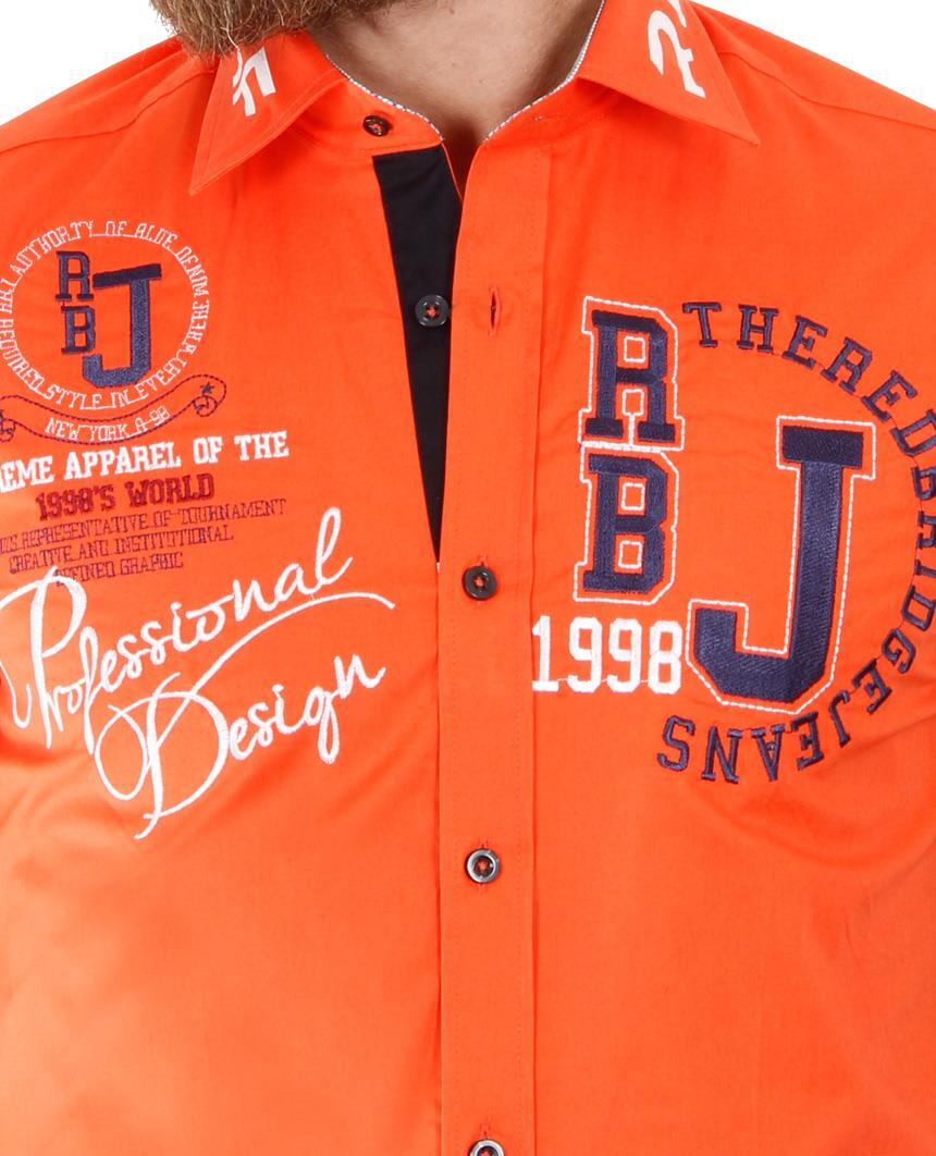 Redbridge Herren Hemd Freizeithemd Regular Fit Kurzarm RBJ Design ...