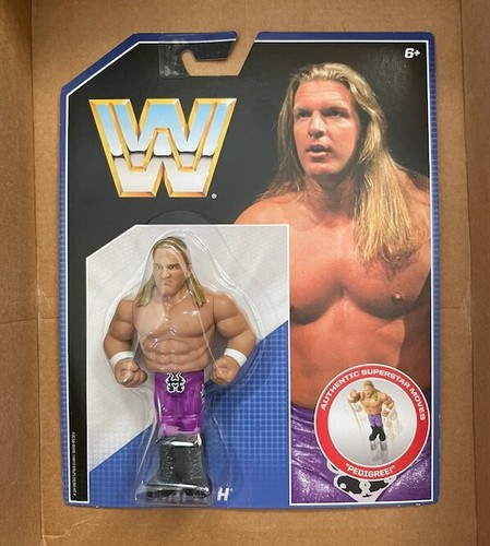 WWF / WWE Retro HHH MOC Mattel Wrestling Figure MI...