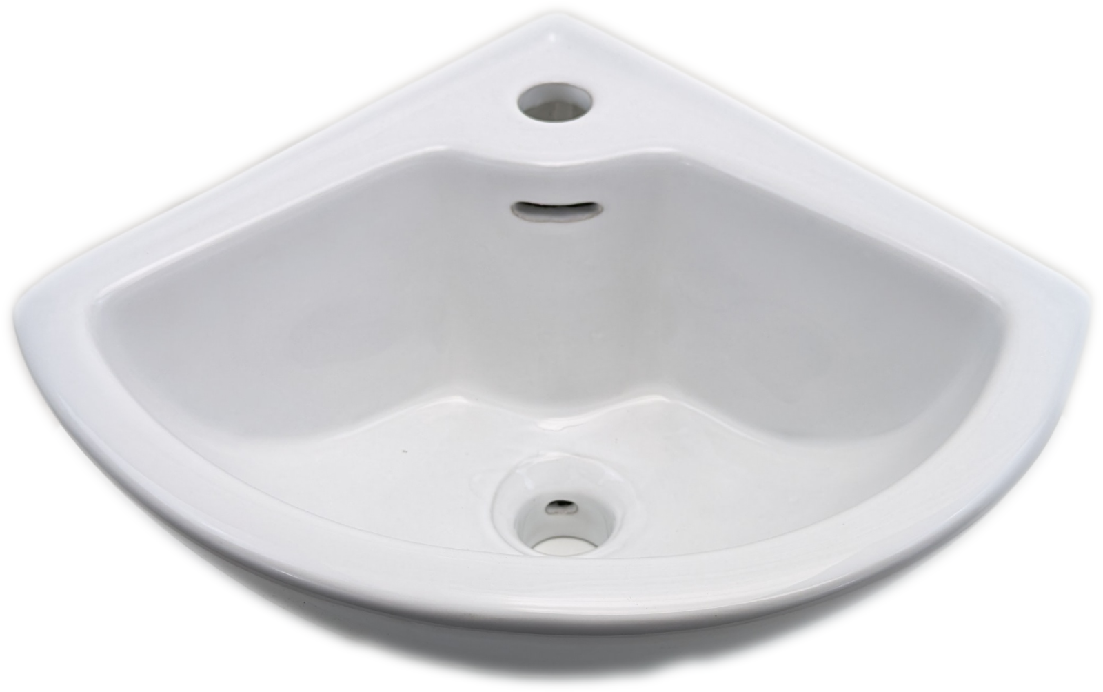 Wall Mounted Corner Ceramic Bathroom Sink White eBay