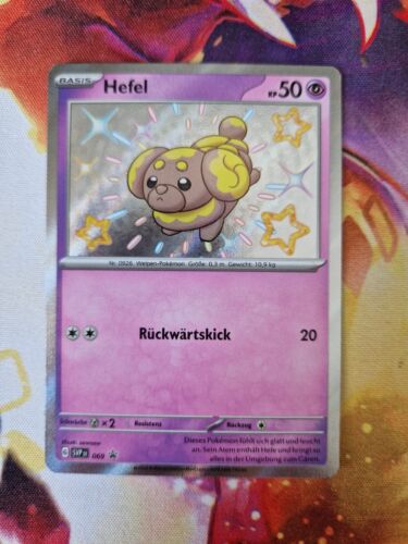Pokemon Hefel Shiny Rare Holo Promo SVP 069 Paldeas Schicksale Deutsch - Foto 1 di 2