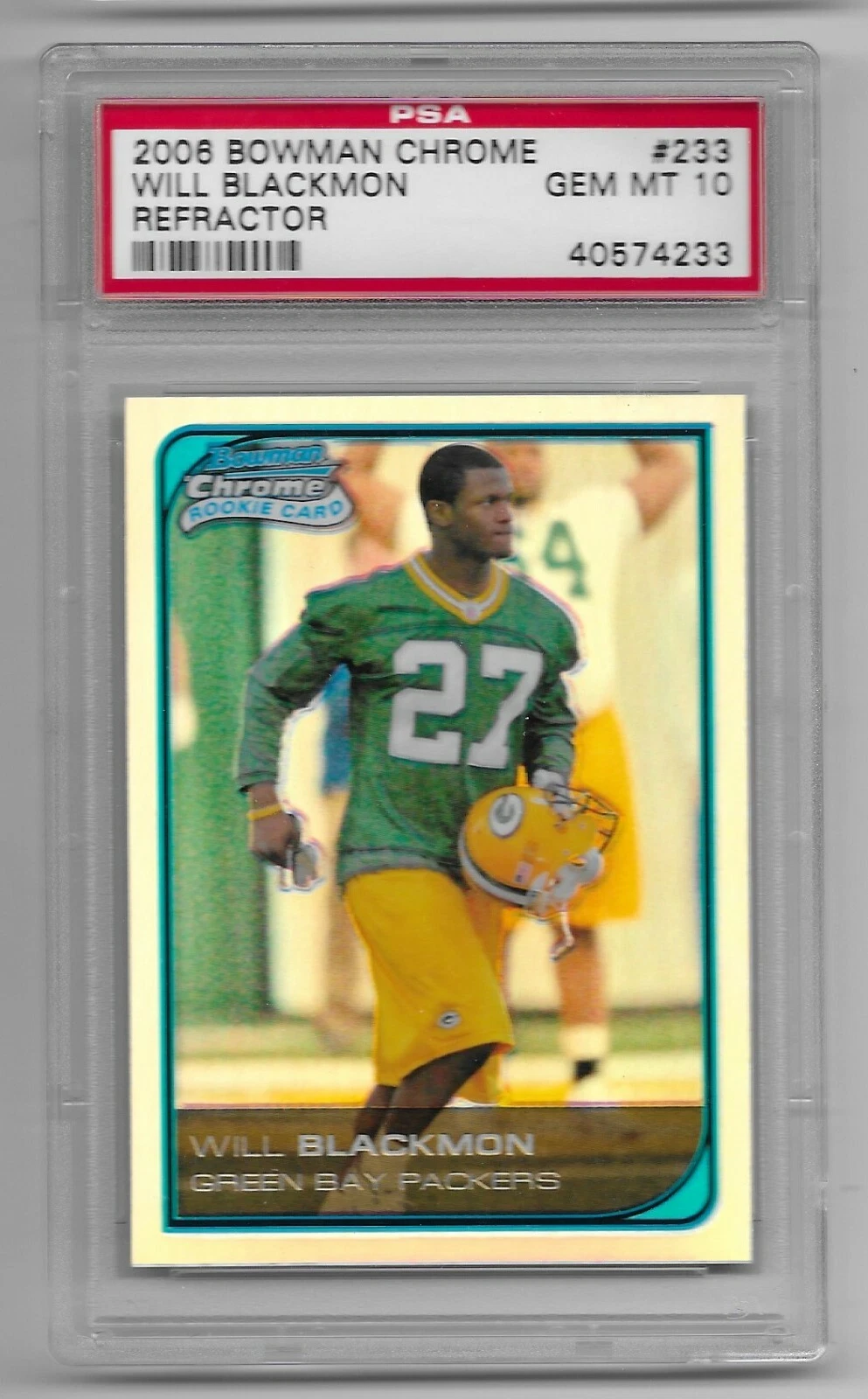 Will Blackmon Bowman Chrome #233 Refractor