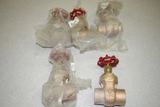 Red White Valve RWV Brass Gate Valve 1-1/4" #276 *FREE SHIPPING*