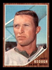 1962 Topps Baseball #258 Marty Keough NM/MT *e1