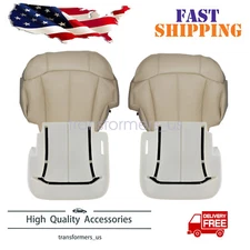 For 1999-2002 Chevy Suburban Driver & Passenger Bottom Seat Cover & Foam Cushion
