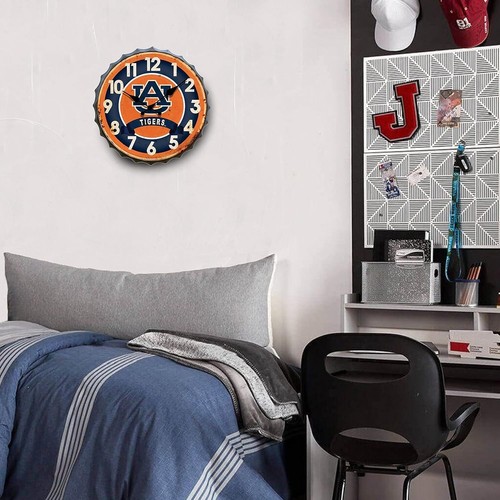 Vintage Auburn University Bottle Cap Wall Clock – Show Your Tigers Spirit - Picture 6 of 10