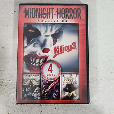  Midnight Horror, V.2 (DVD, 2017) Kill Joy 3/ Puppet Master 6/ Zombie VS Strippe