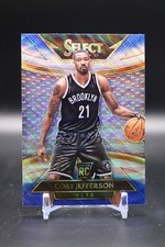 Cory Jefferson, Brooklyn Nets, 2014-15 Panini Select, Rookie, Blue Wave, #281