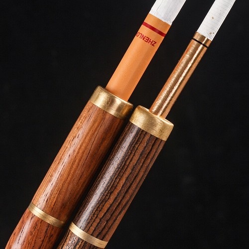 Ebenholz Holz waschbar Doppelfilter zirkulierend Massivholz Zigarettenetui - Bild 3 von 9