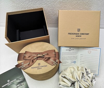 FREDERIQUE CONSTANT GENEVE Uhrenrenbox Uhrenetiu Watchbox ORIGINAL 