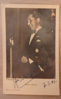 Autogramm Theaterschauspieler Harry Gondi 07.09.1940 (113884)