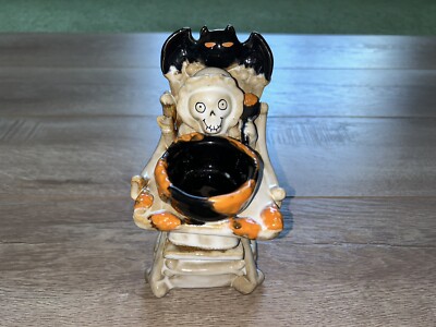 Yankee Candle Boney Bunch Baby Highchair Tealight Holder 2014 Halloween