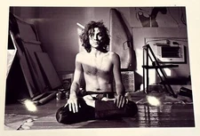 Pink Floyd Syd Barrett B/W 1971 Poster 19"x13" Early Floyd!