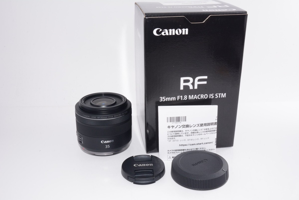 N.MINT/In Box]Canon RF35mm F1.8 Macro IS STM Macro Lens From