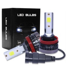 2pcs Mini H11 LED Ampoule Auto Voiture Feux Phare Lampe Kit 36W 6000K Blanc MS