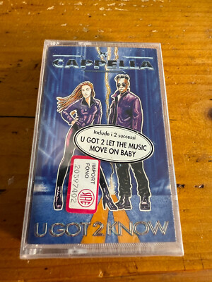 Cappella   U Got 2 Know   * SIGILLATA NEW * Cassetta MC
