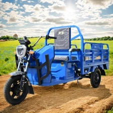 800W 60V~58A 3-Wheels Electric Multi-Functional Transportation Tricycle Truck