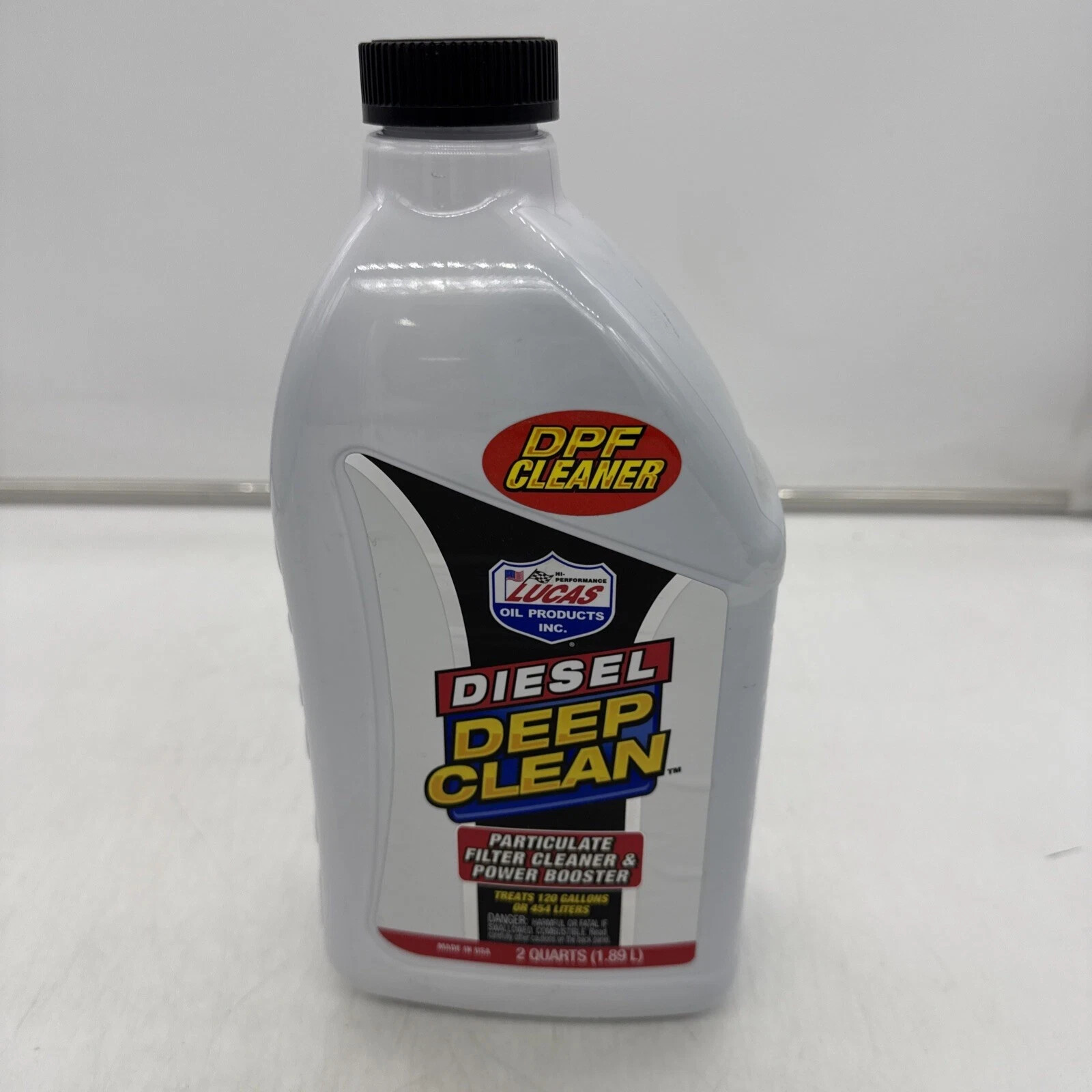 Lucas Oil 10873 Diesel Deep Clean Fuel System Cleaner - 2 Qt / 64oz Bottle