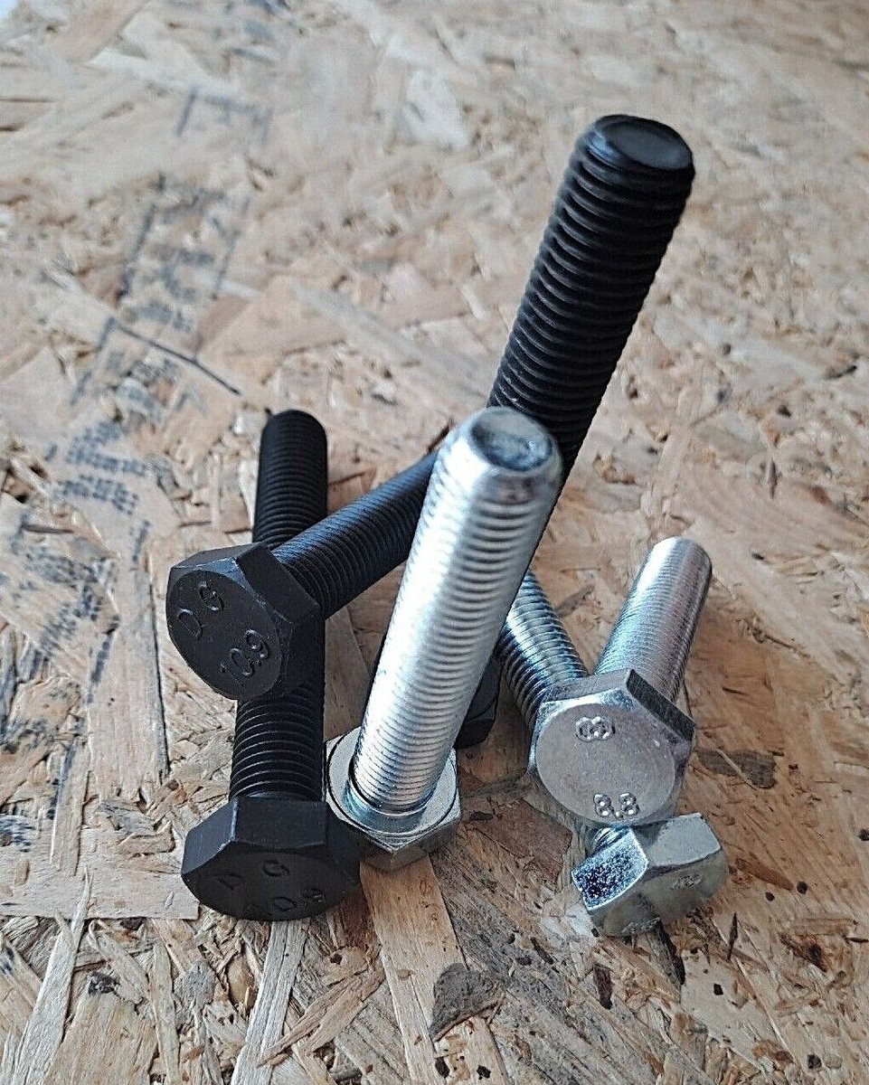 Viti A Testa Esagonale M10 X 70mm - Confezione Da 10 In Acciaio Zincato, Per Legno E Metallo - Foto 4