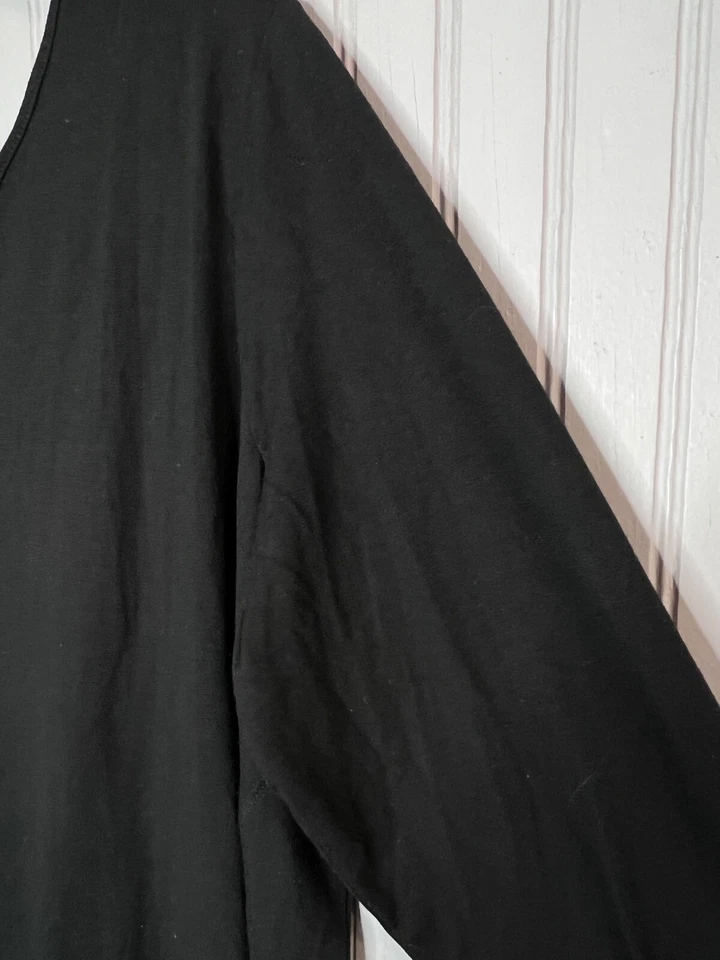 Serena Williams Signature Mujer TOP 1X Negro Clásico Esencial Túnica Generosa Foto 3 de 4