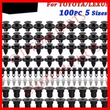 For TOYOTA & LEXUS Trim Panel Clips Bumper Fender Push Pin Rivet 7 8 9mm Engine