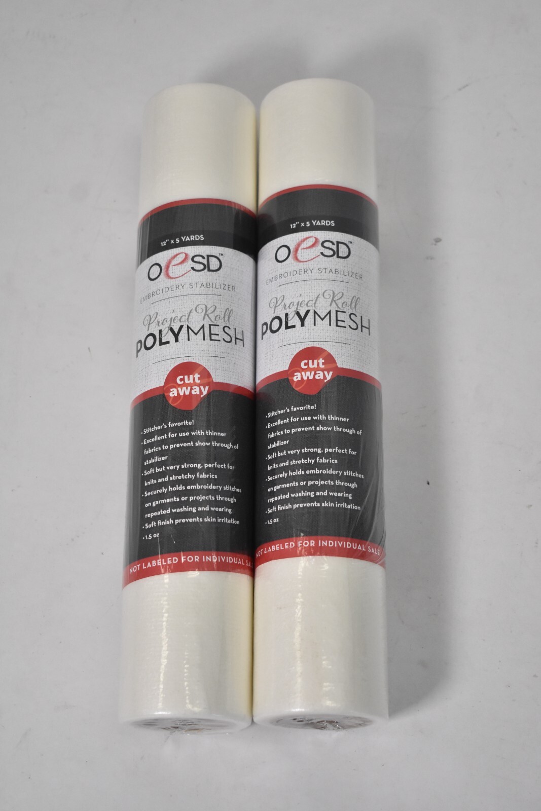OESD Embroidery Stabilizer Project Roll Medium Weight Tear Away 12" x