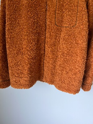 Marni Twist Teddy Faux Fur Jacket - Size 52 - Rust Brown - NEW