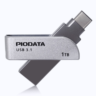 iXflash 1 TB Backup Flash Drive USB A & USB C for iPhone iPad & Computer Gray