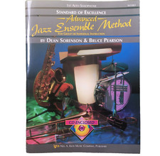 STANDARD of EXCELLENCE ADVANCED JAZZ ENSEMBLE Method 1st Alto Saxophone with CD