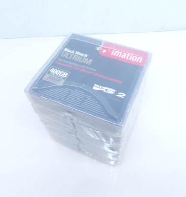 5x Imation Black Watch Ultrium 2 Data Cartridge 200/400GB NEW #5 KT