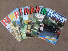 JOB LOT OF RAILWAY STEAM-DIESEL-ELECTRIC MAGAZINE X9 VARIOUS EDITONS