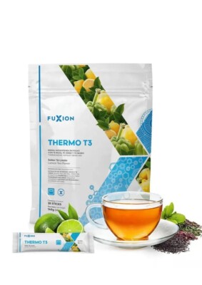 FUXION THERMO T3 / Thermogenic Instant Drink Mix / Lemon Tea Flavor