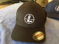 Leupold Logo Embroidered Flexfit Ball Cap Hat Black, Olive Green or Navy Blue