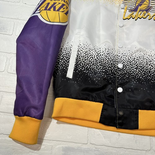 Giacca Vintage Los Angeles Lakers Showtime Animation LA Taglia Small Y2K - Foto 7 di 16