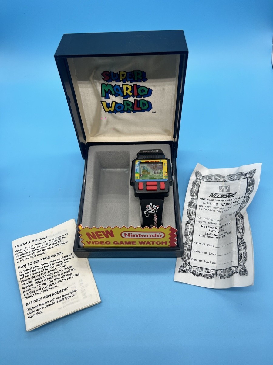 Super Mario World - Vintage Game Watch (Not Working) | eBay