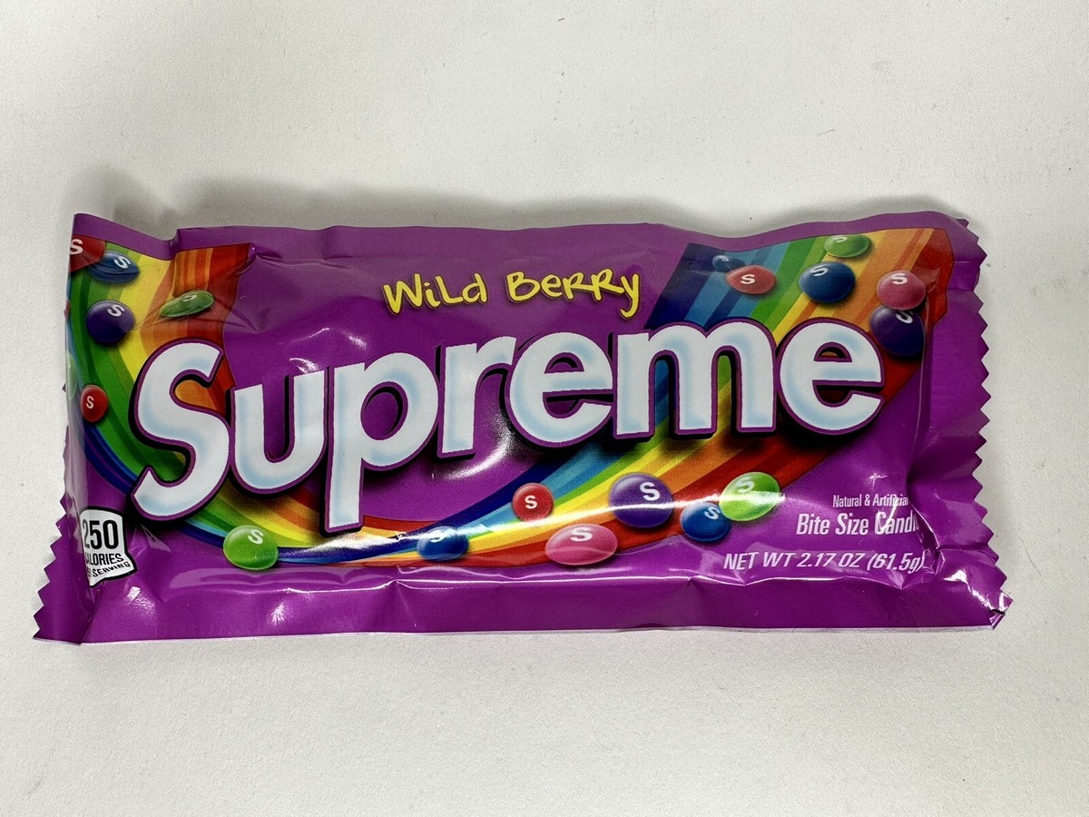 Supreme Skittles Wild Berry Flavor FW21 DS NWT UN-OPENED* | eBay