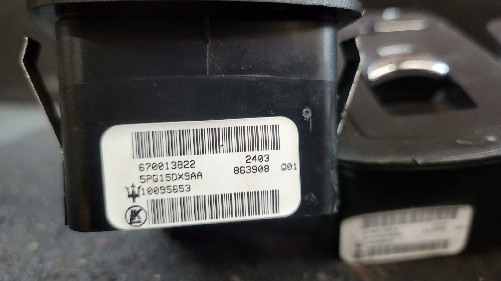 2014 MASERATI GHIBLI COMPLETE SET OF 4 DOOR WINDOW SWITCHES