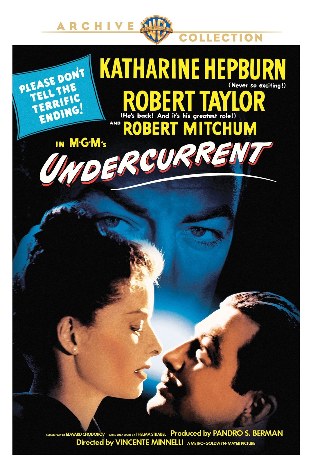 Undercurrent (DVD) Katharine Hepburn Marjorie Main Robert Mitchum Dan Tobin